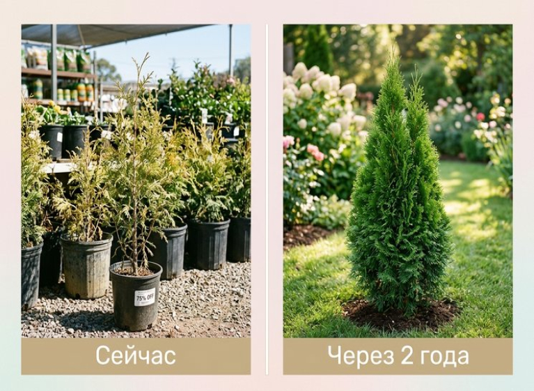 Уцененные хвойные: когда недостаток превращается в выгоду