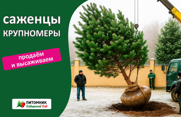 Крупномеры! Продаем и высаживаем!